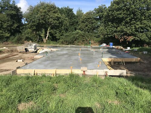 Dalle béton pour maison ossature bois - Lanloup 0 Dalle béton pour maison ossature bois - Lanloup 0